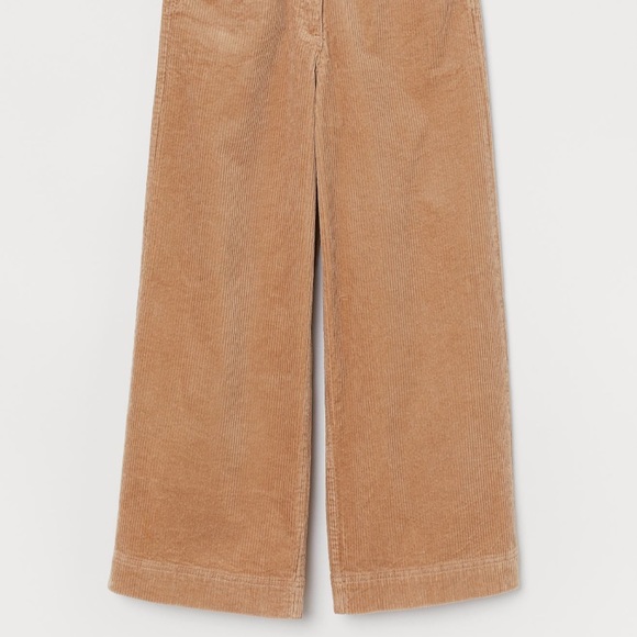 Brand New Wide Leg Khaki Corduroy - Picture 3 of 7